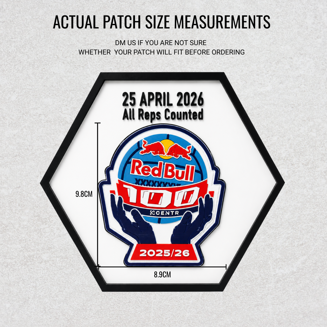 100 Unbroken Patch Display Hexagon (Single)