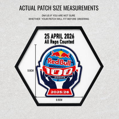 100 Unbroken Patch Display Hexagon (Single)