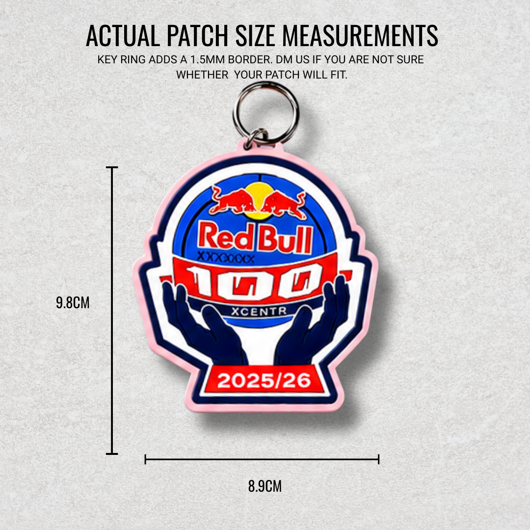 Build Your Own 100 Unbroken Patch Keyring+ Up to 3 Charms Bundle