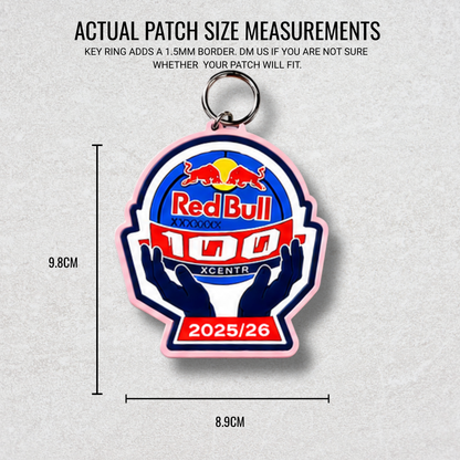 Build Your Own 100 Unbroken Patch Keyring+ Up to 3 Charms Bundle