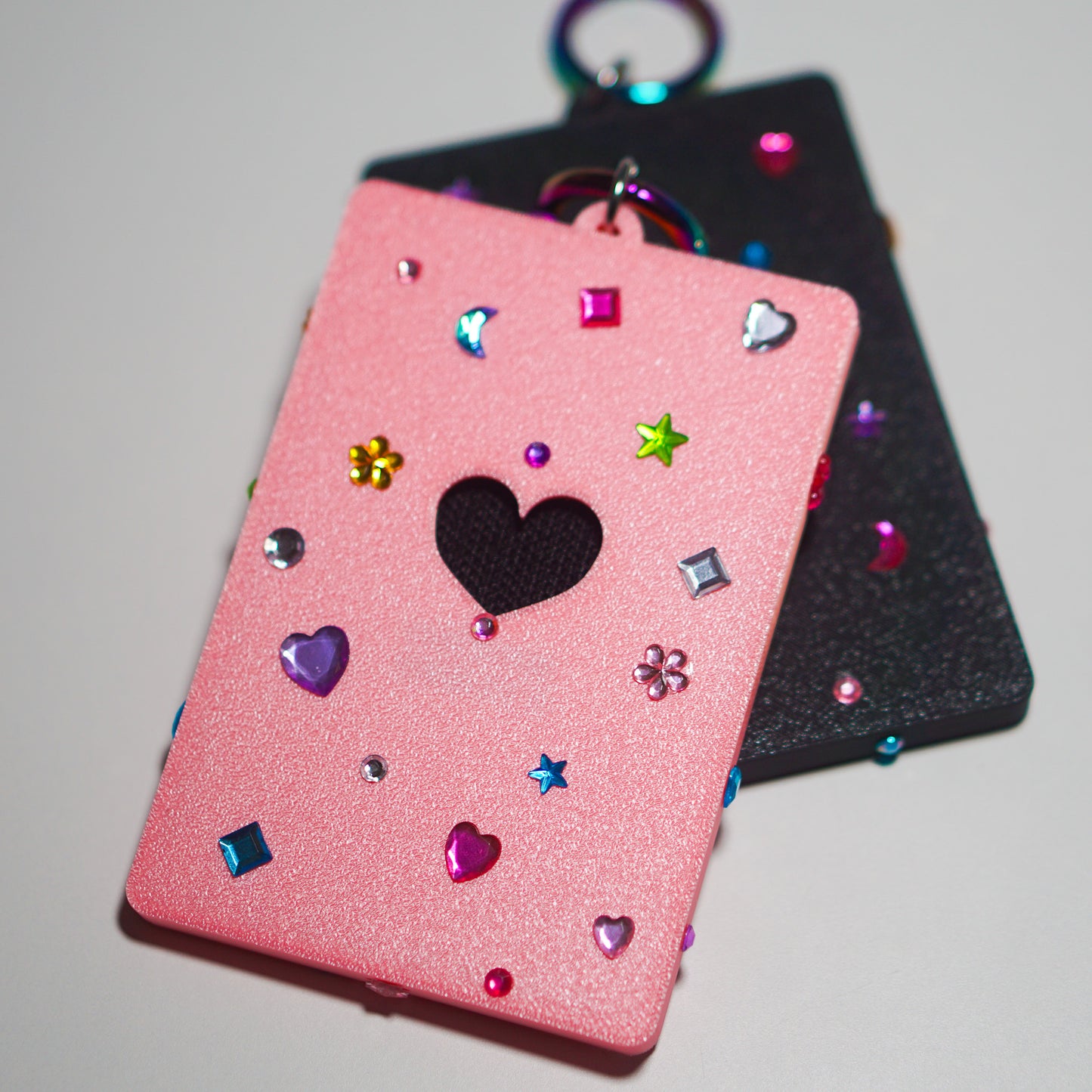 Bedazzled Race Patch Keyring