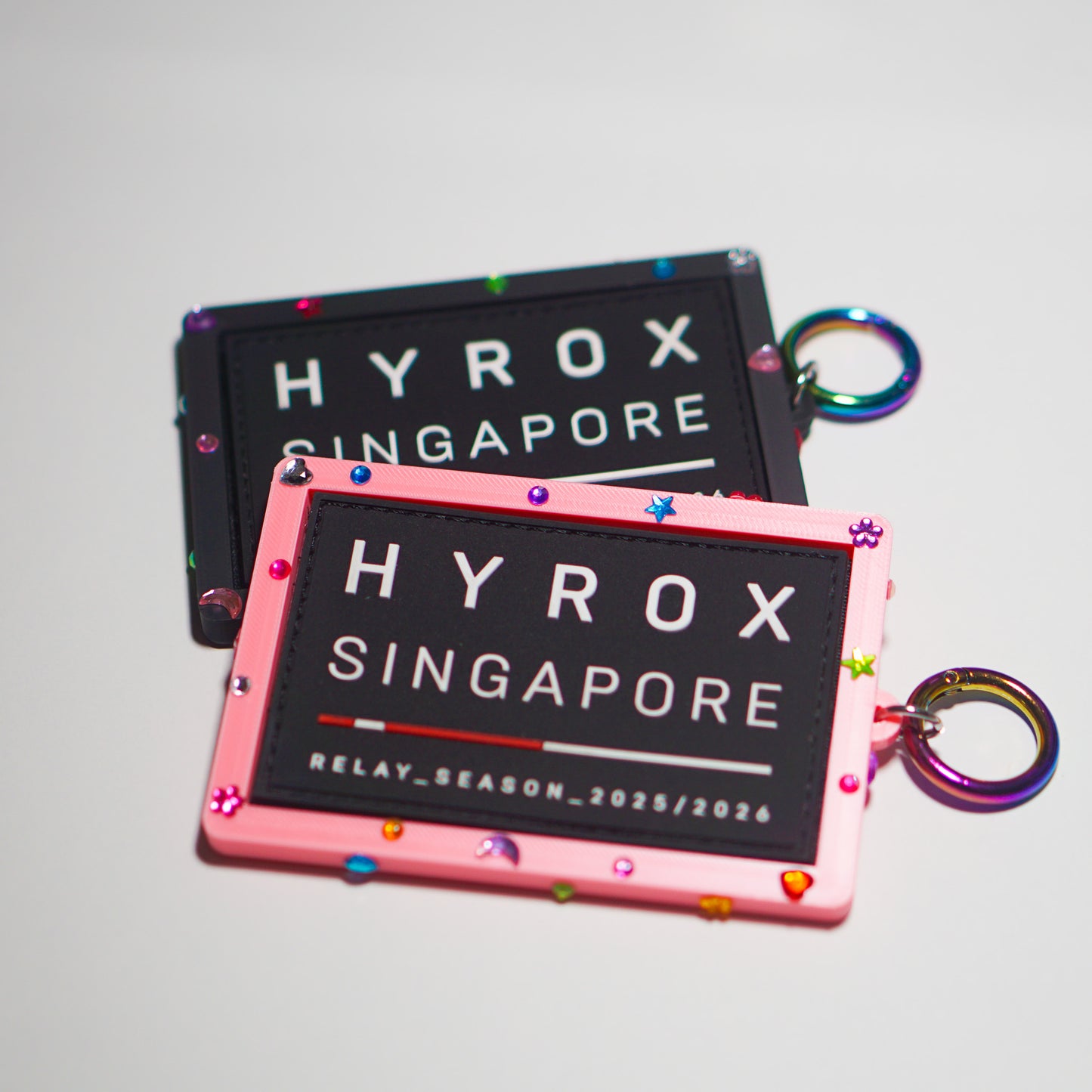 Bedazzled Race Patch Keyring