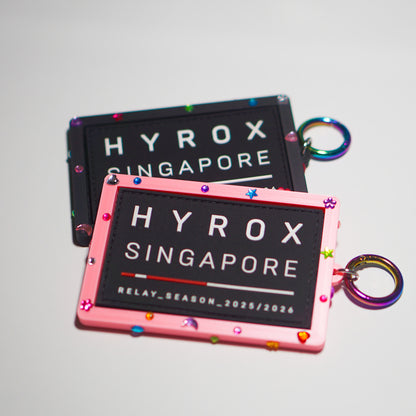 Bedazzled Race Patch Keyring