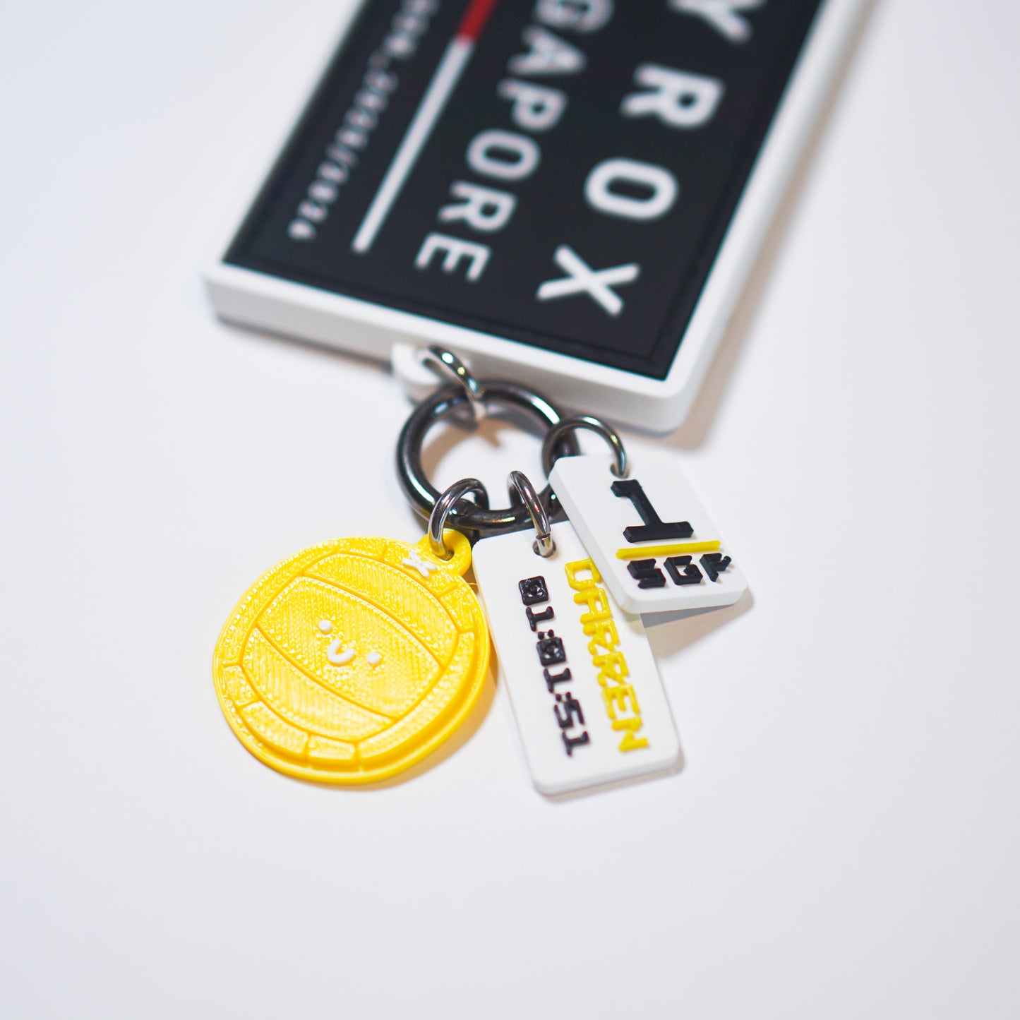 Race Patch Keyring (No Add Ons)