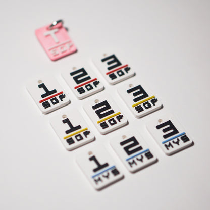 Build Your Own 100 Unbroken Patch Keyring+ Up to 3 Charms Bundle