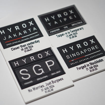 Magnetic Race Patch Display