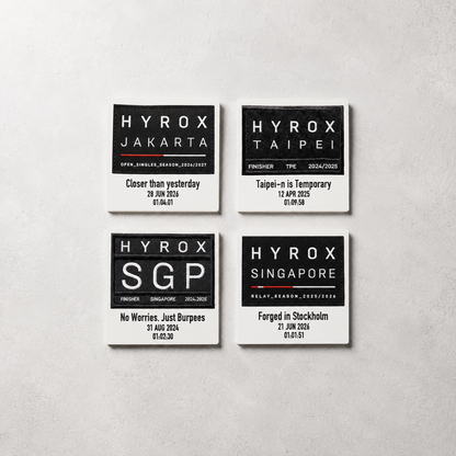 Magnetic Race Patch Display