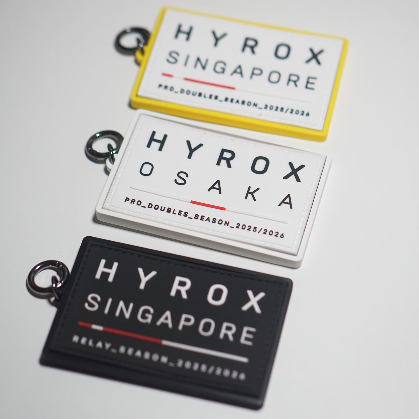 Race Patch Keyring (No Add Ons)