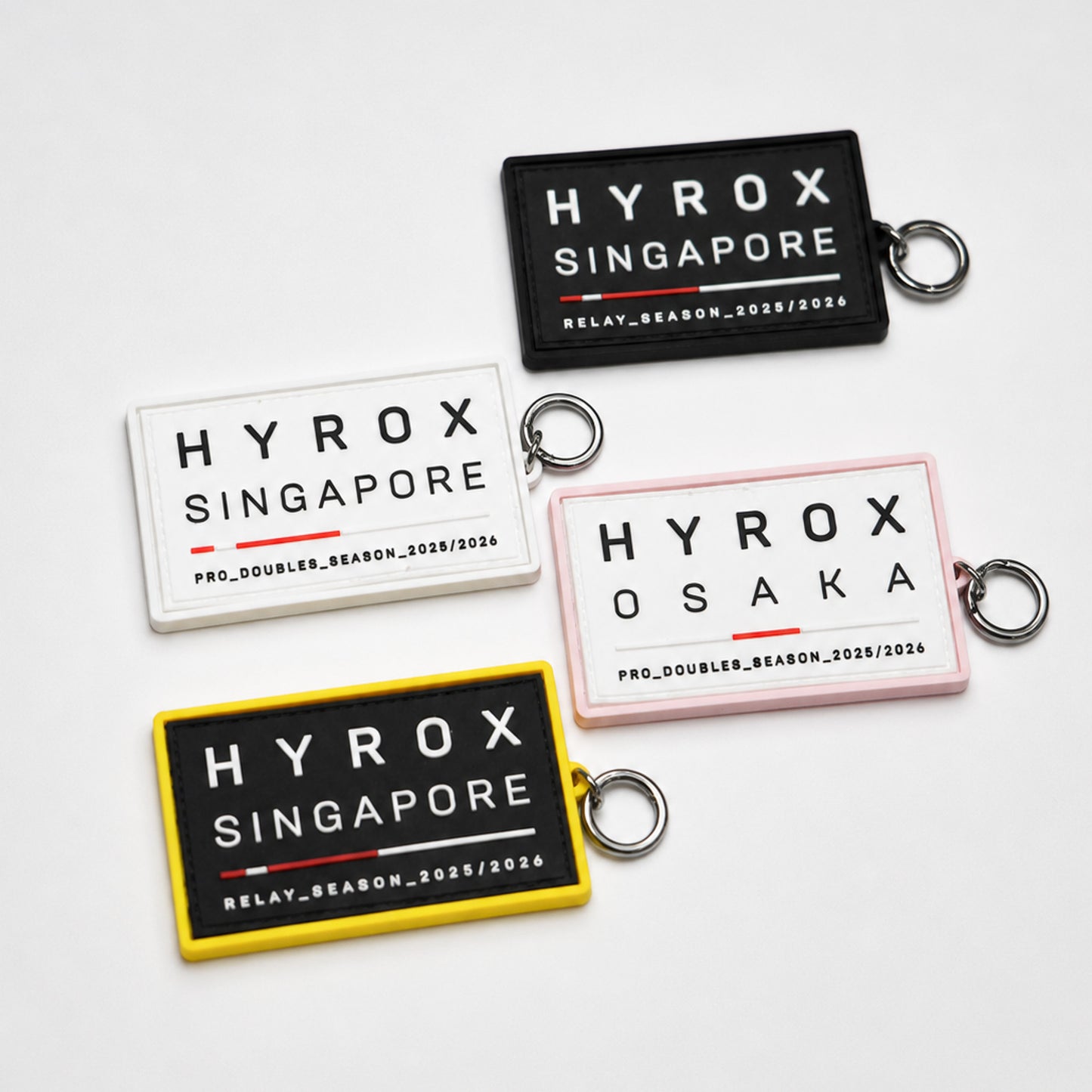 Race Patch Keyring (No Add Ons)