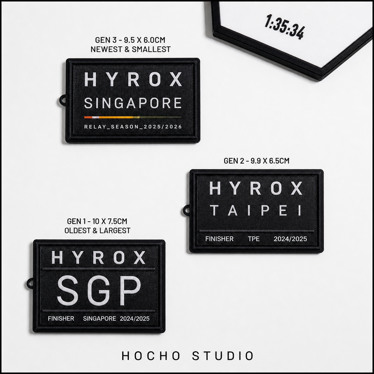 Race Patch Keyring (No Add Ons)
