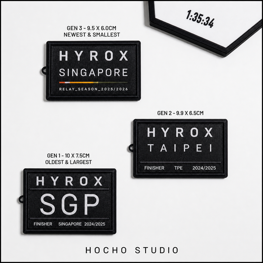 Race Patch Keyring (No Add Ons)